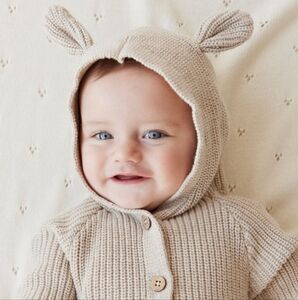 Jamie Kay Bear Knit Onepiece - 1Y